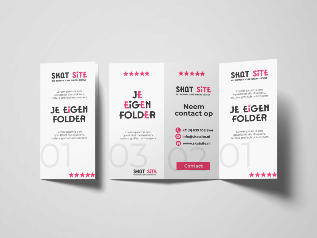 folders en flyers laten ontwerpen bij skatsite