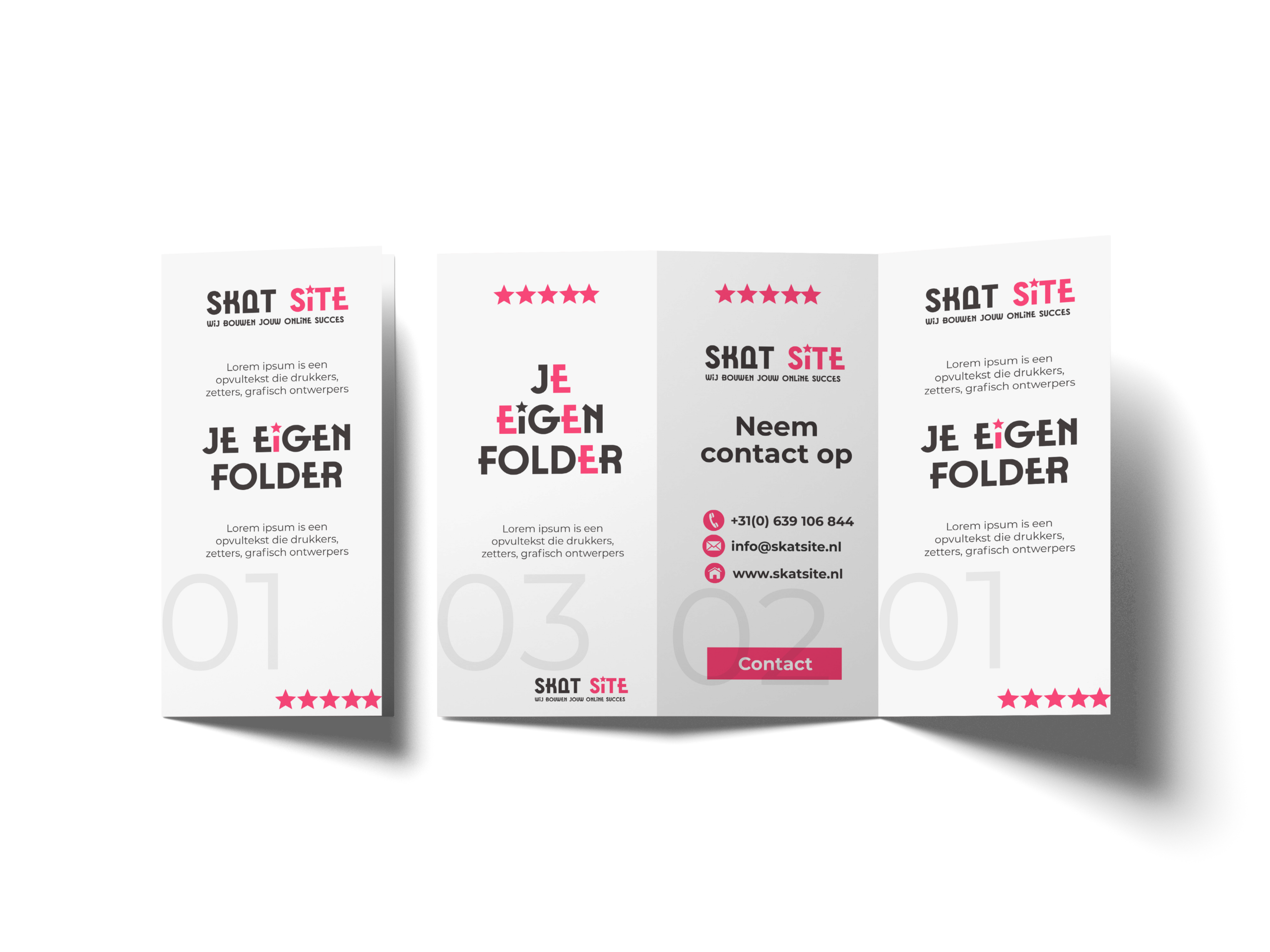 folders en flyers laten ontwerpen bij skatsite