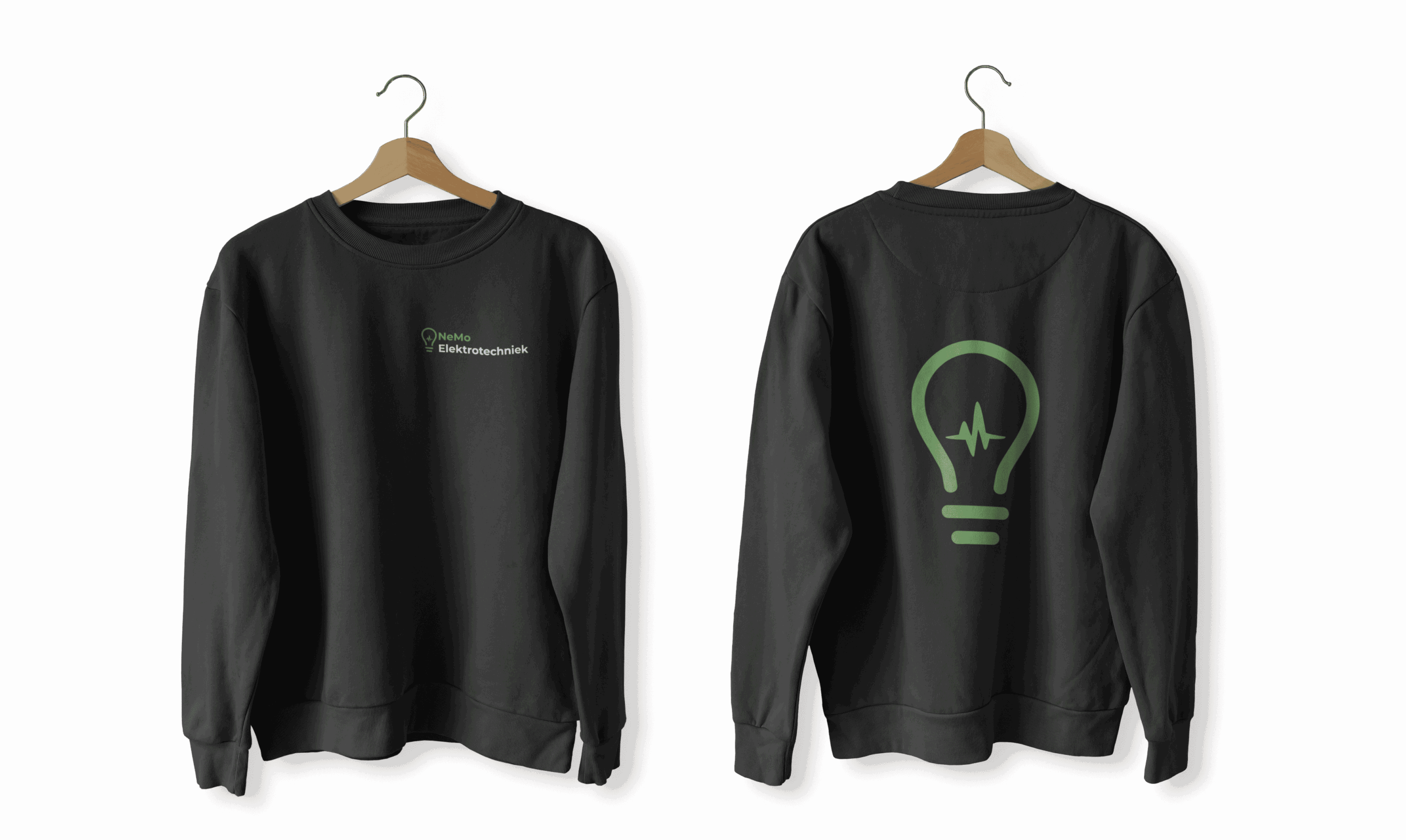 Logo die past bij je werk kleding