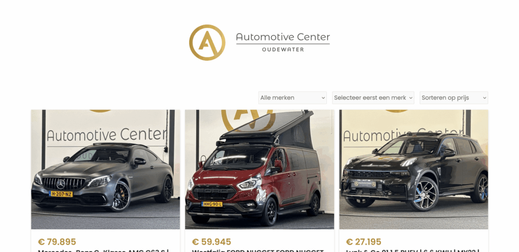 Website Verkoop Automotive gemaakt door SkatSite (1)