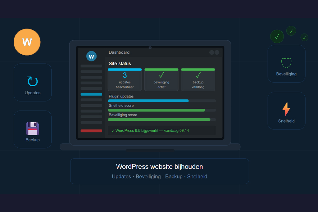 WordPress website bijhouden en onderhouden bij Skatsite